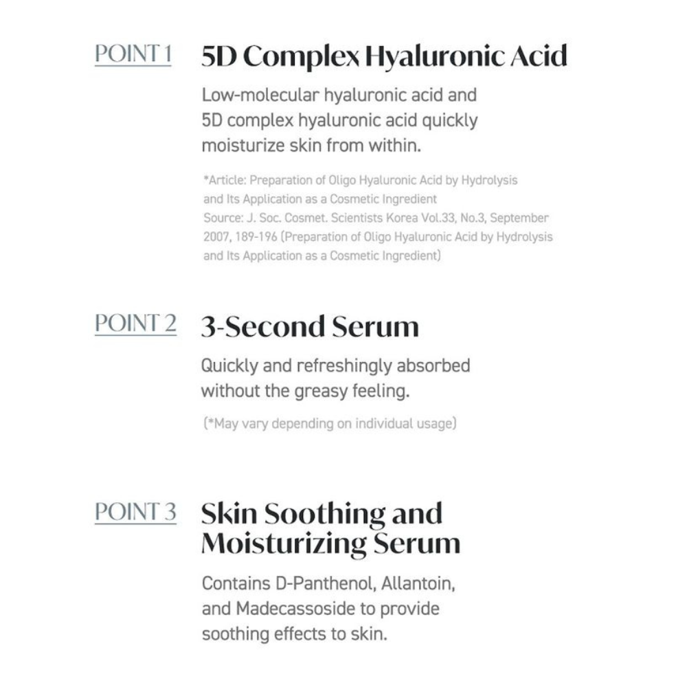 Torriden - Dive-In Low Molecular Hyaluronic Acid Serum - Siero con acido ialuronico a basso peso molecolare