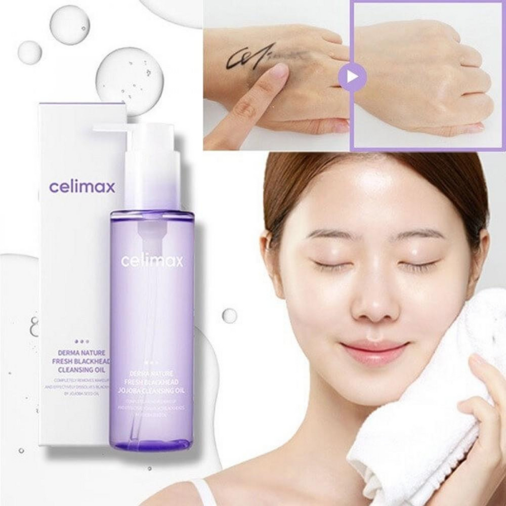 Celimax - Derma Nature Fresh Blackhead Jojoba Cleansing Oil - Olio detergente anti-punti neri