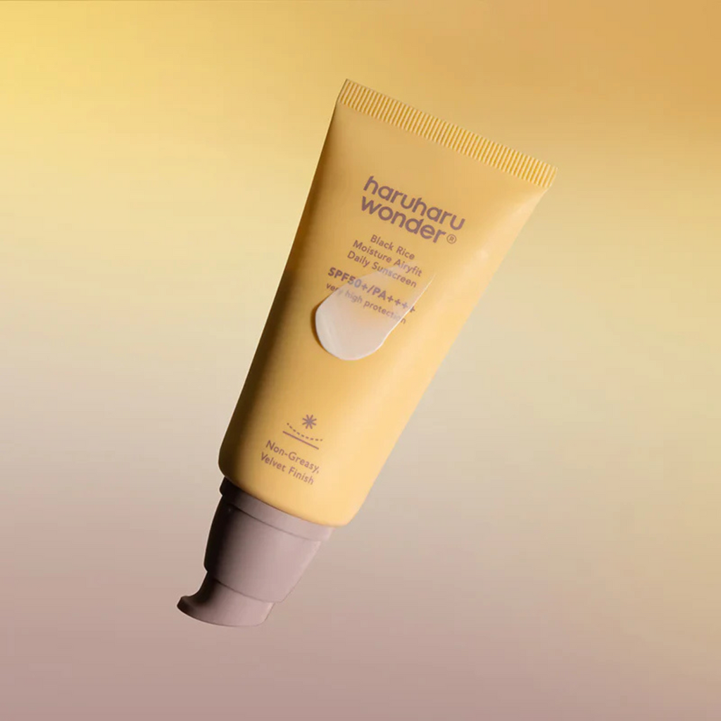 Haruharu Wonder - Black Rice Moisture Airyfit Daily Sunscreen SPF50 - Crema solare viso delicata