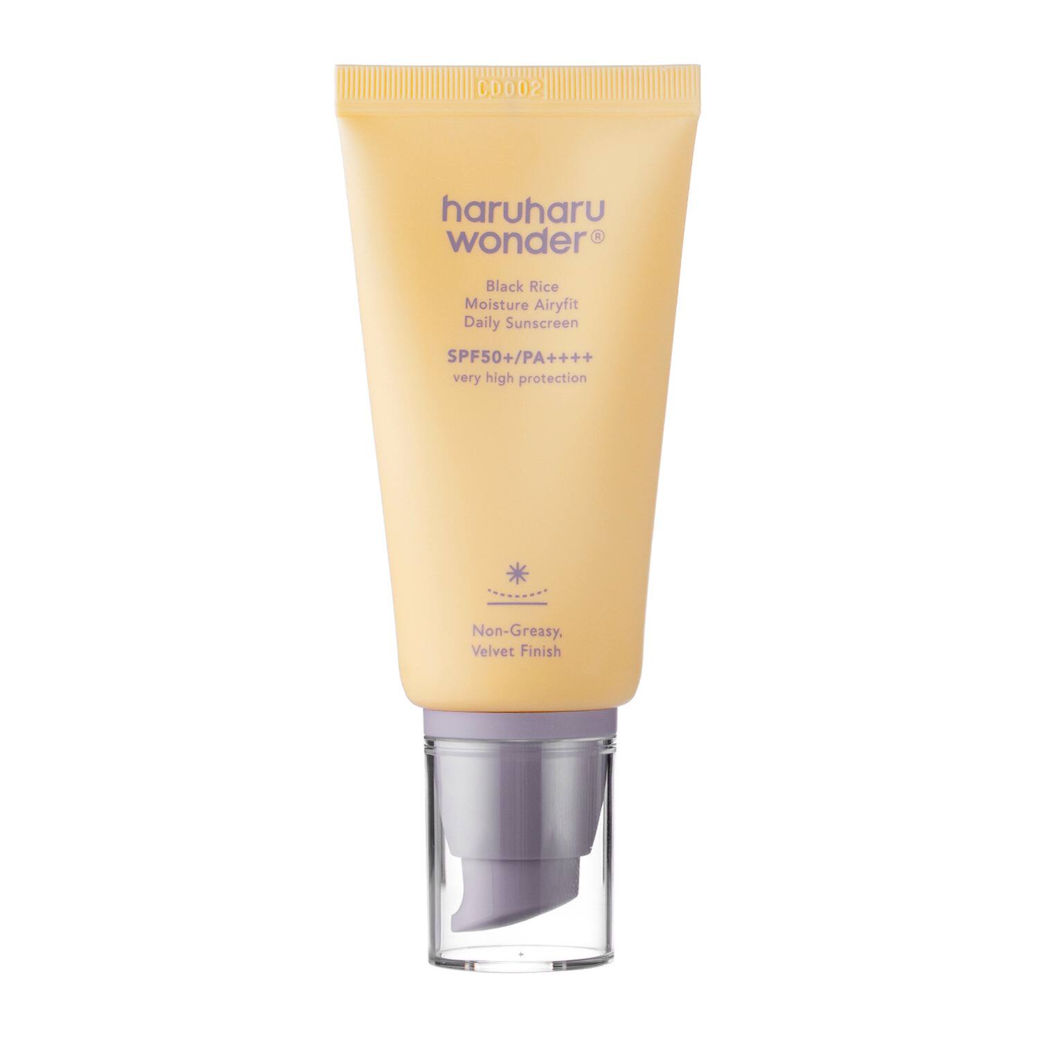 Haruharu Wonder - Black Rice Moisture Airyfit Daily Sunscreen SPF50 - Crema solare viso delicata