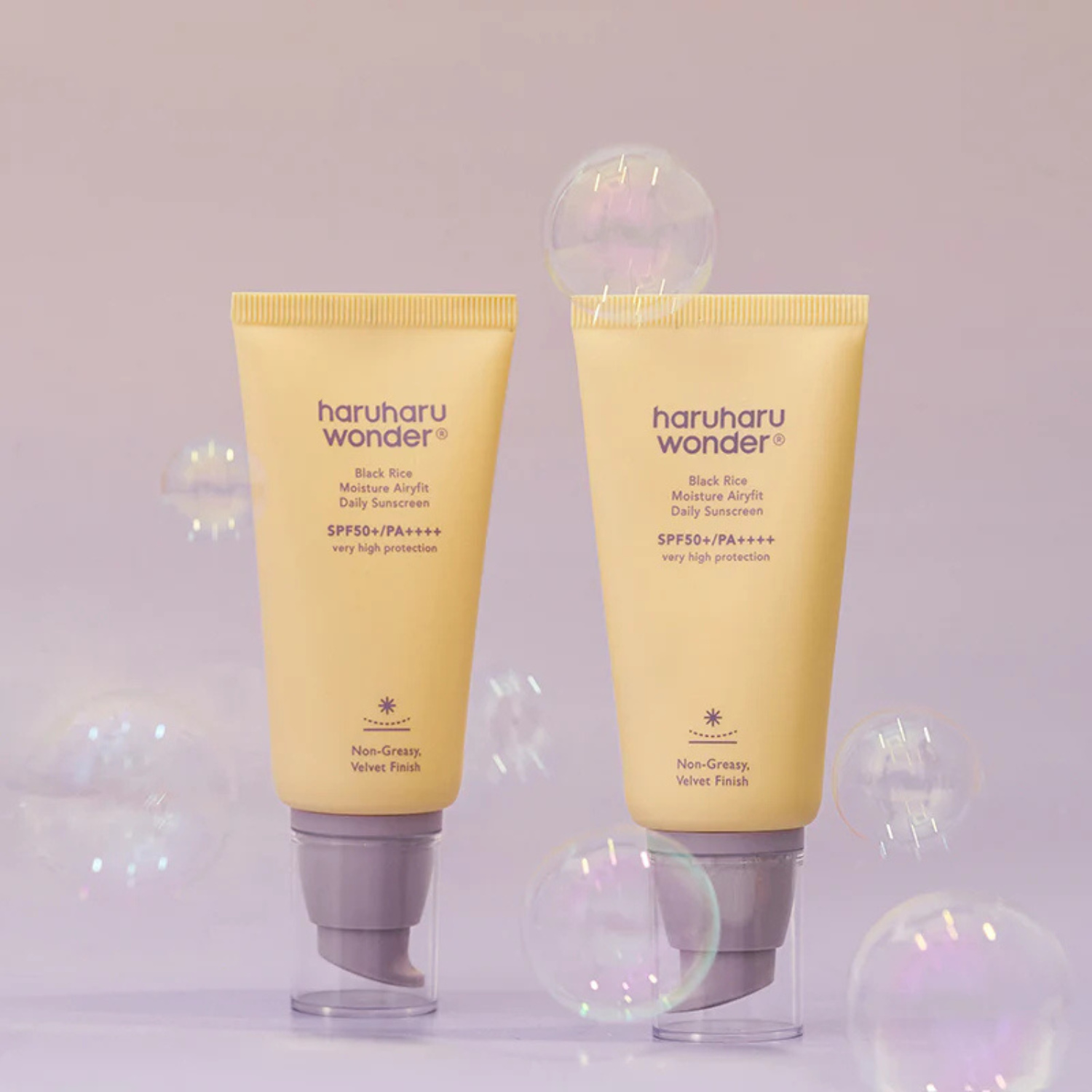 Haruharu Wonder - Black Rice Moisture Airyfit Daily Sunscreen SPF50 - Crema solare viso delicata