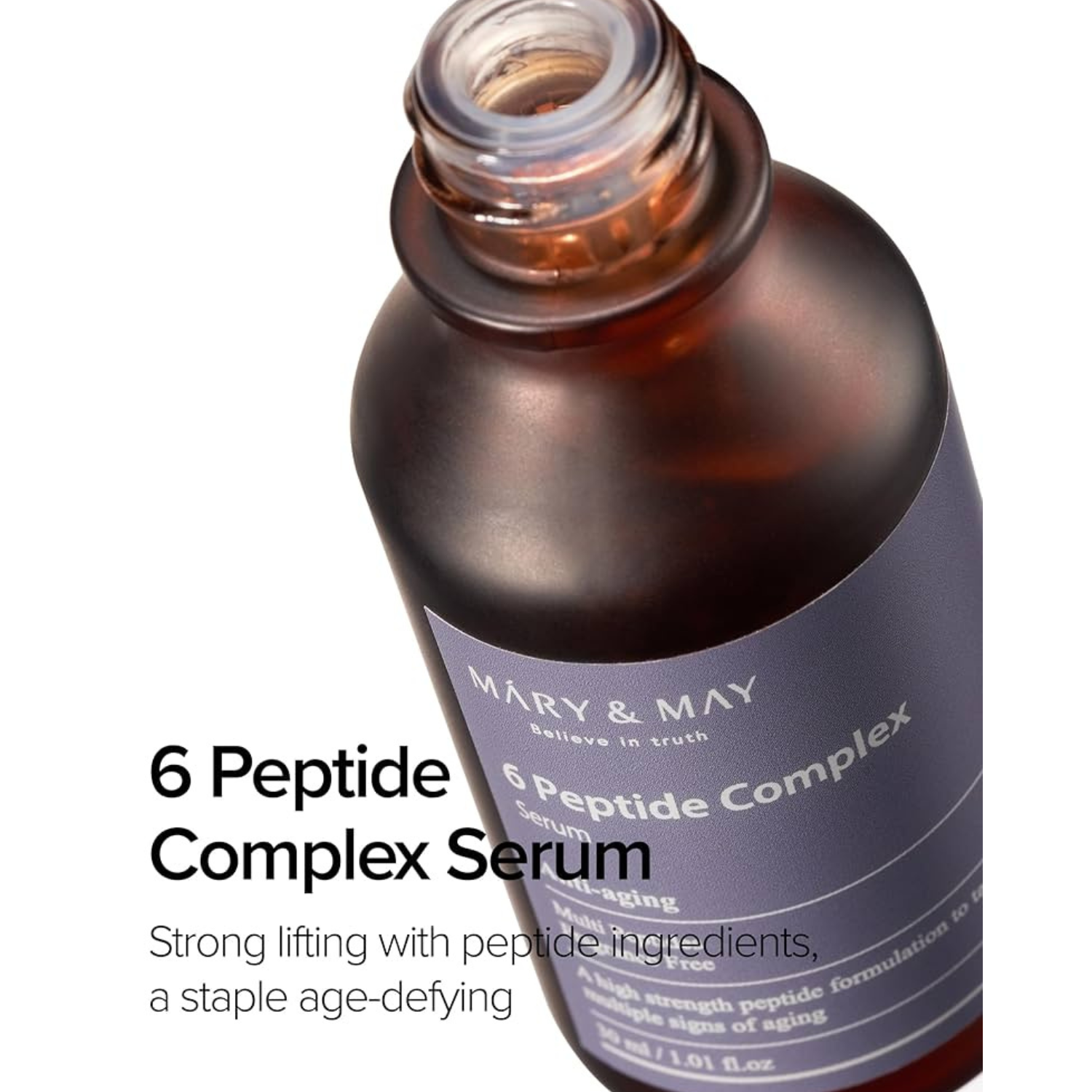 Mary&May - 6 Peptide Complex Serum - Siero viso anti-età ai Peptidi