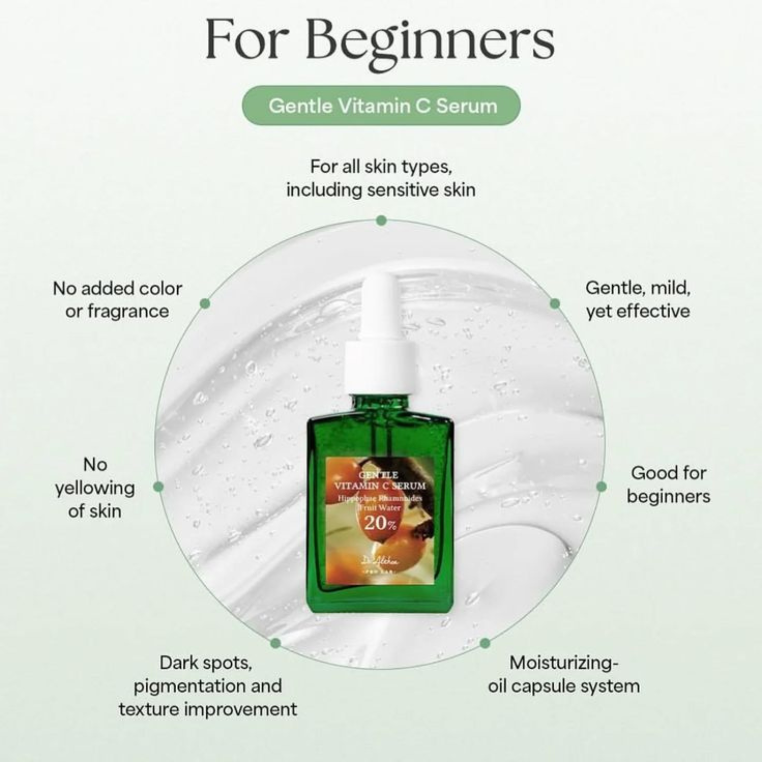 Dr. Althea - Gentle Vitamin C Serum - Siero Illuminante con Niacinamide e Vitamina C