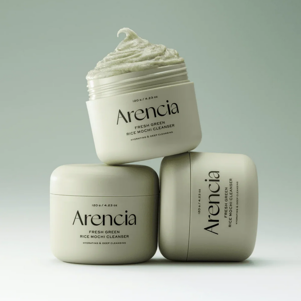 Arencia - Fresh Green Rice Mochi Cleanser - Detergente viso Mochi al tè verde purificante e riequilibrante
