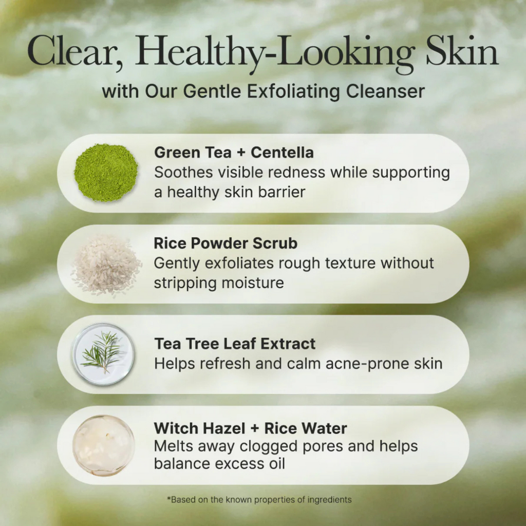 Arencia - Fresh Green Rice Mochi Cleanser - Detergente viso Mochi al tè verde purificante e riequilibrante