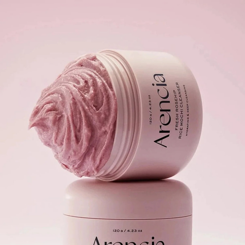 Arencia - Fresh Rosehip Rice Mochi Cleanser - Detergente viso Mochi alla rosa canina rigenerante