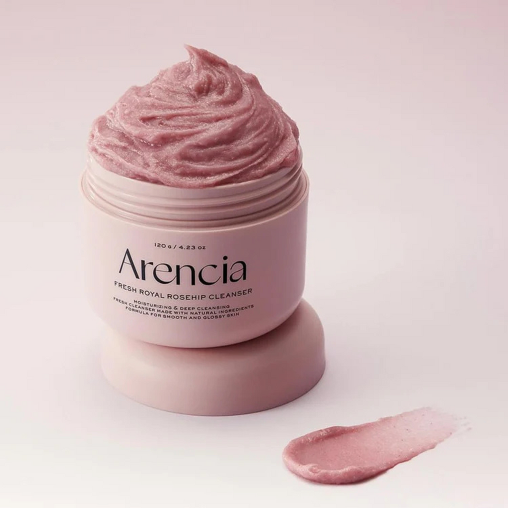 Arencia - Fresh Rosehip Rice Mochi Cleanser - Detergente viso Mochi alla rosa canina rigenerante
