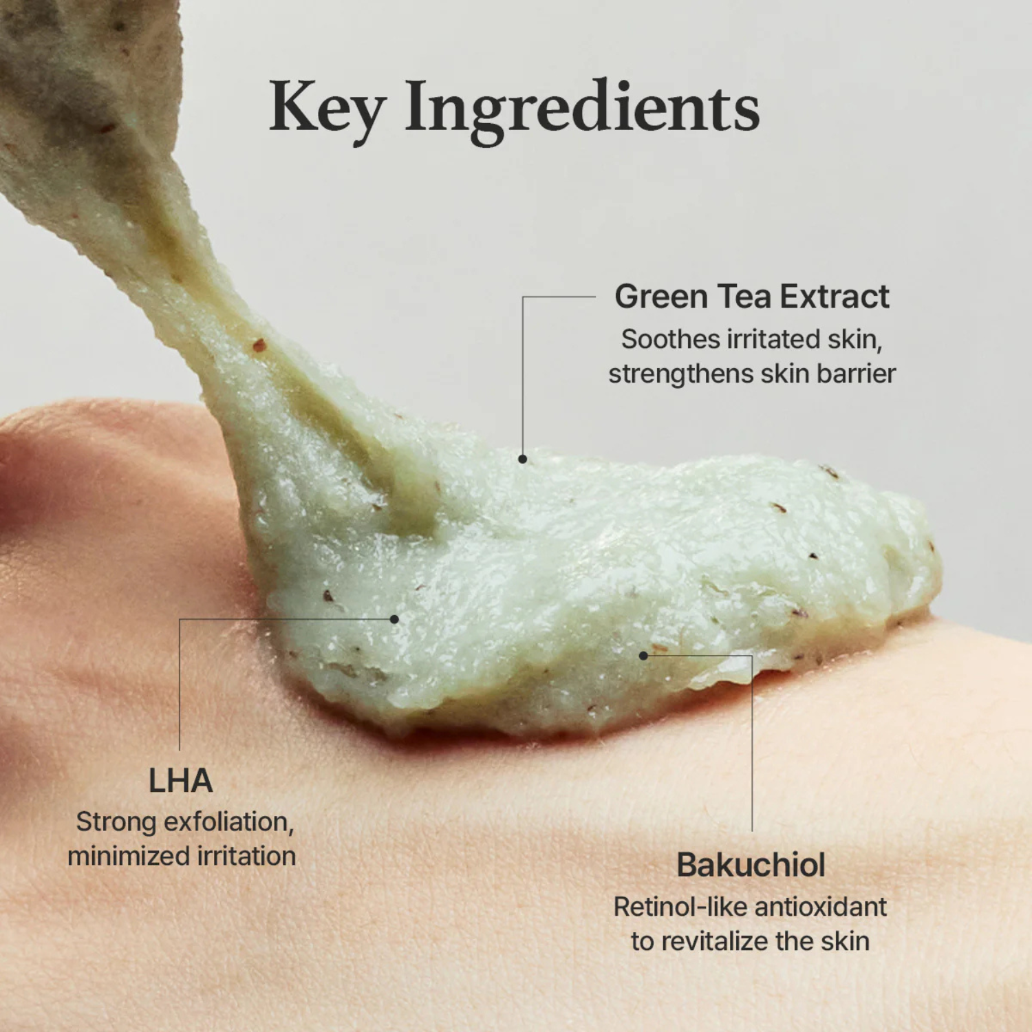 Arencia - Green Tea + LHA Deep Pore Rice Cake Cleanser - Detergente viso al tè verde purificante