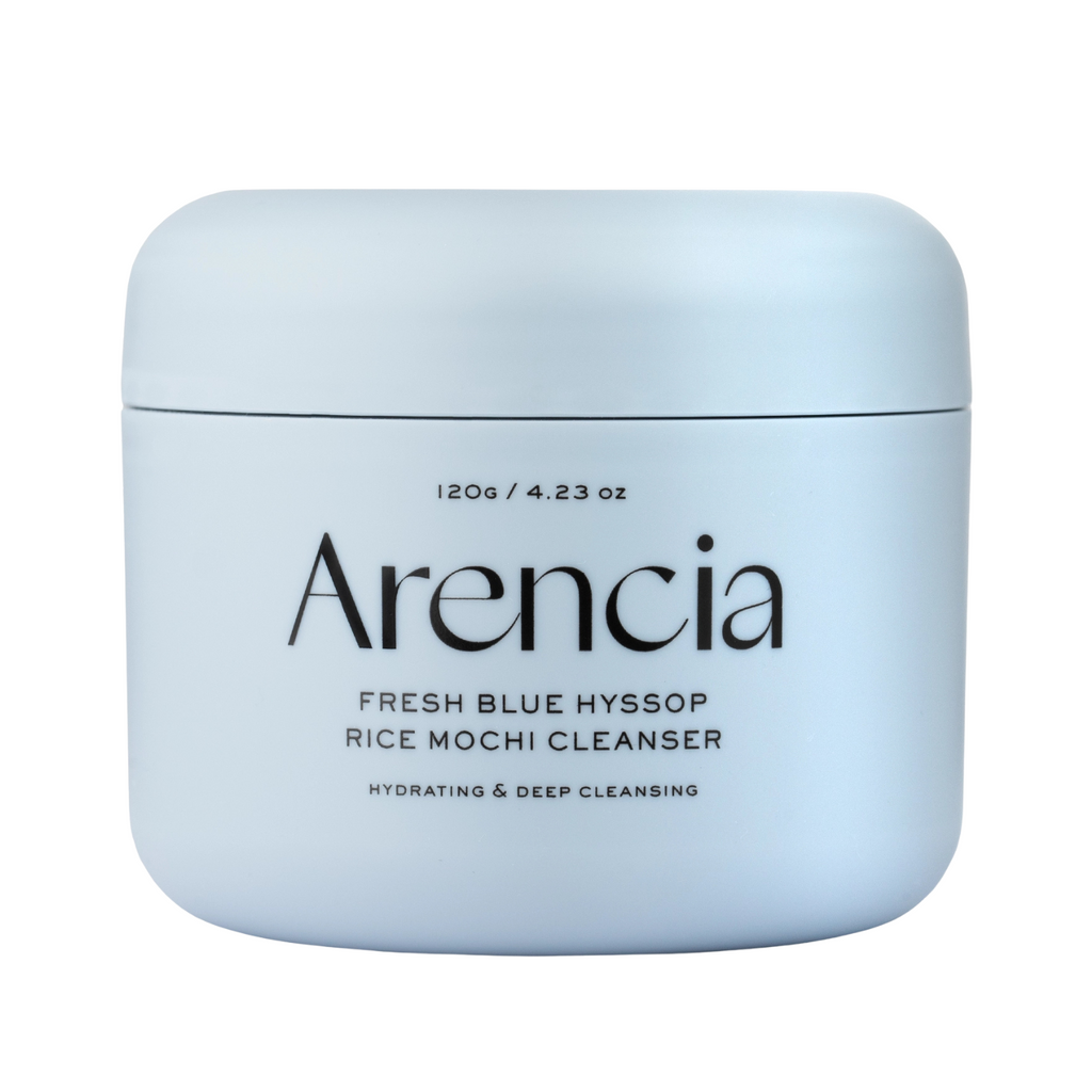 Arencia - Fresh Blue Hyssop Rice Mochi Cleanser - Detergente viso Mochi all’issopo blu lenitivo