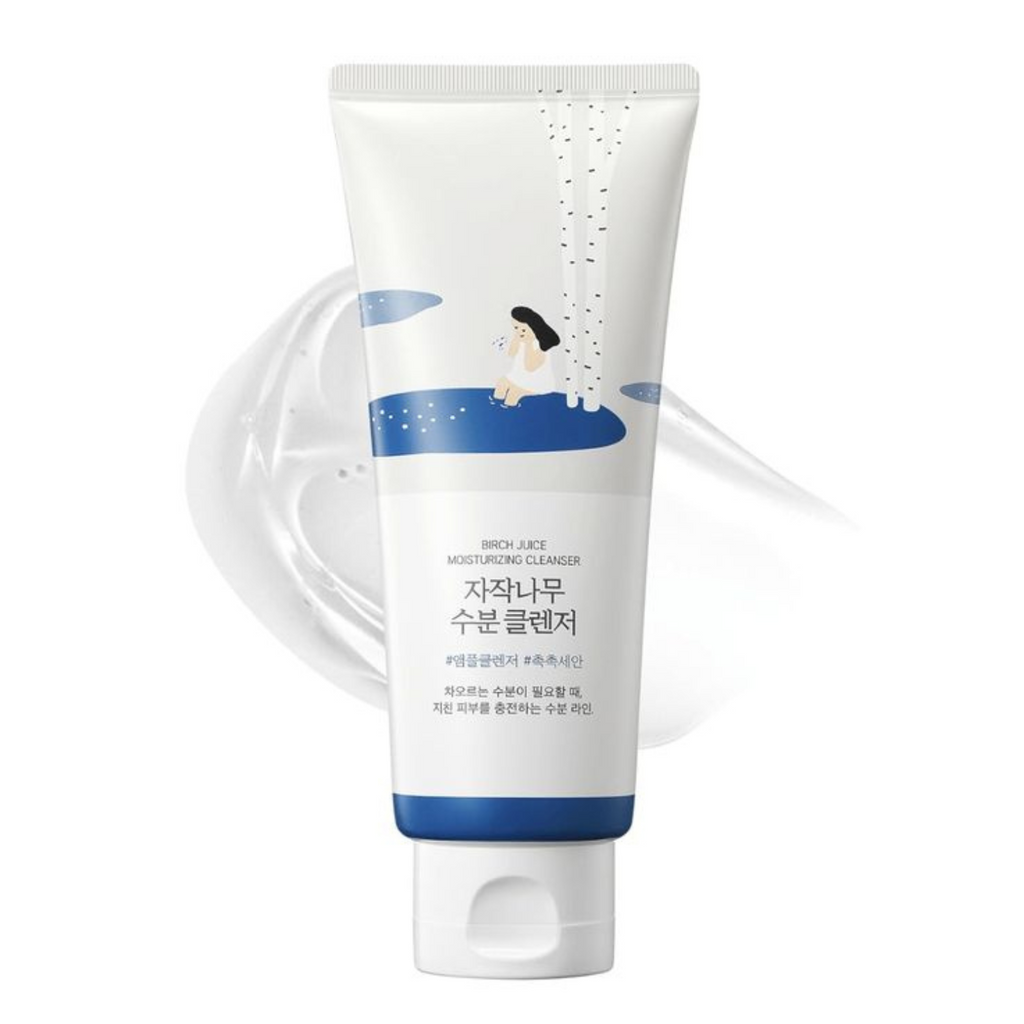 ROUND LAB - Birch Juice Moisturizing Cleanser - Detergente viso idratante alla linfa di betulla