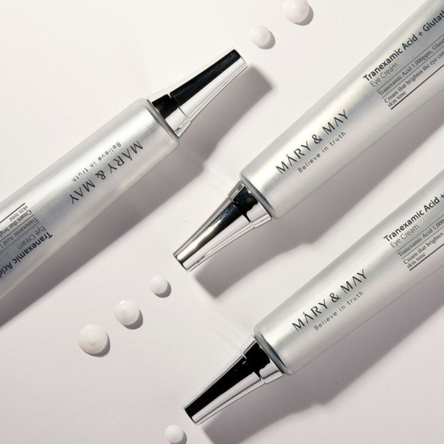 Mary&May - Tranexamic Acid + Glutathion Eye Cream - Crema contorno occhi illuminante