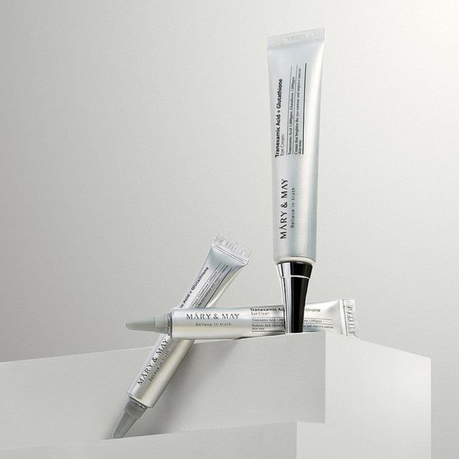 Mary&May - Tranexamic Acid + Glutathion Eye Cream - Crema contorno occhi illuminante