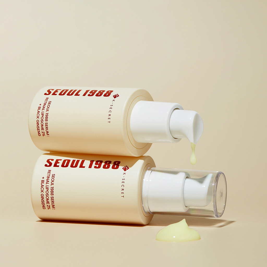 KSECRET - SEOUL 1988 Serum : Retinal Liposome 2% + Black Ginseng - Siero viso anti-età rassodante
