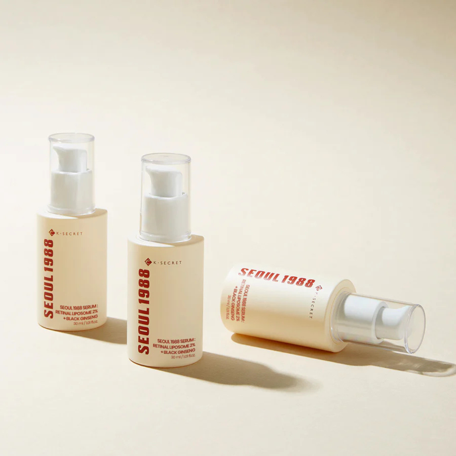 KSECRET - SEOUL 1988 Serum : Retinal Liposome 2% + Black Ginseng - Siero viso anti-età rassodante