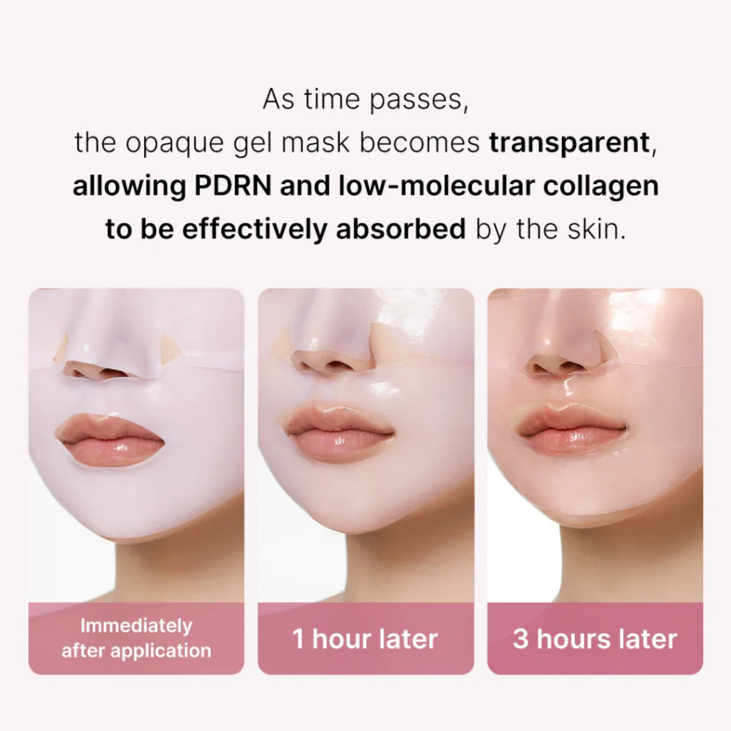 Medicube - PDRN Pink Collagen Gel Mask - Maschera viso al collagene e PDRN rassodante e idratante