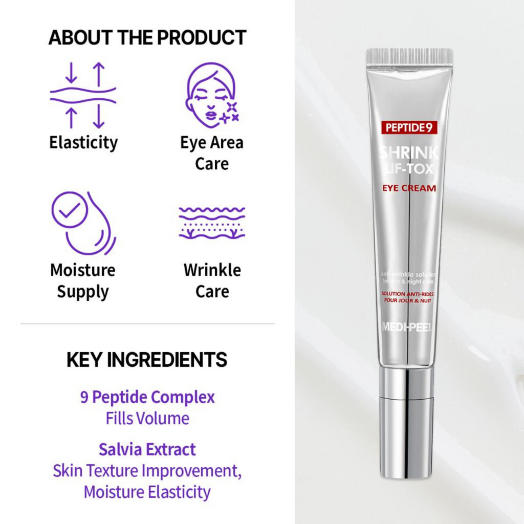 MEDI-PEEL - Peptide 9 Volume Lif-Tox Eye Cream - Crema contorno occhi anti-rughe