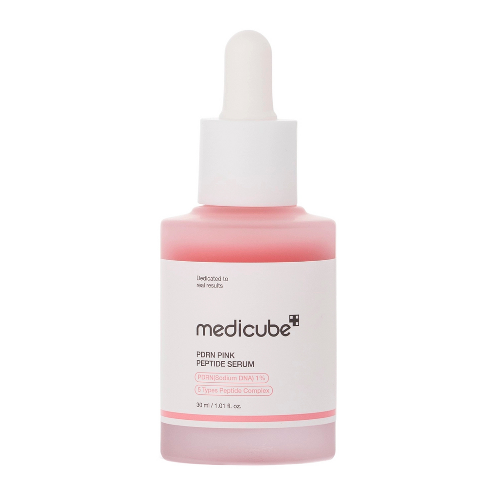 Medicube - PDRN Pink Peptide Serum - Siero viso anti-age rassodante con PDRN e peptidi