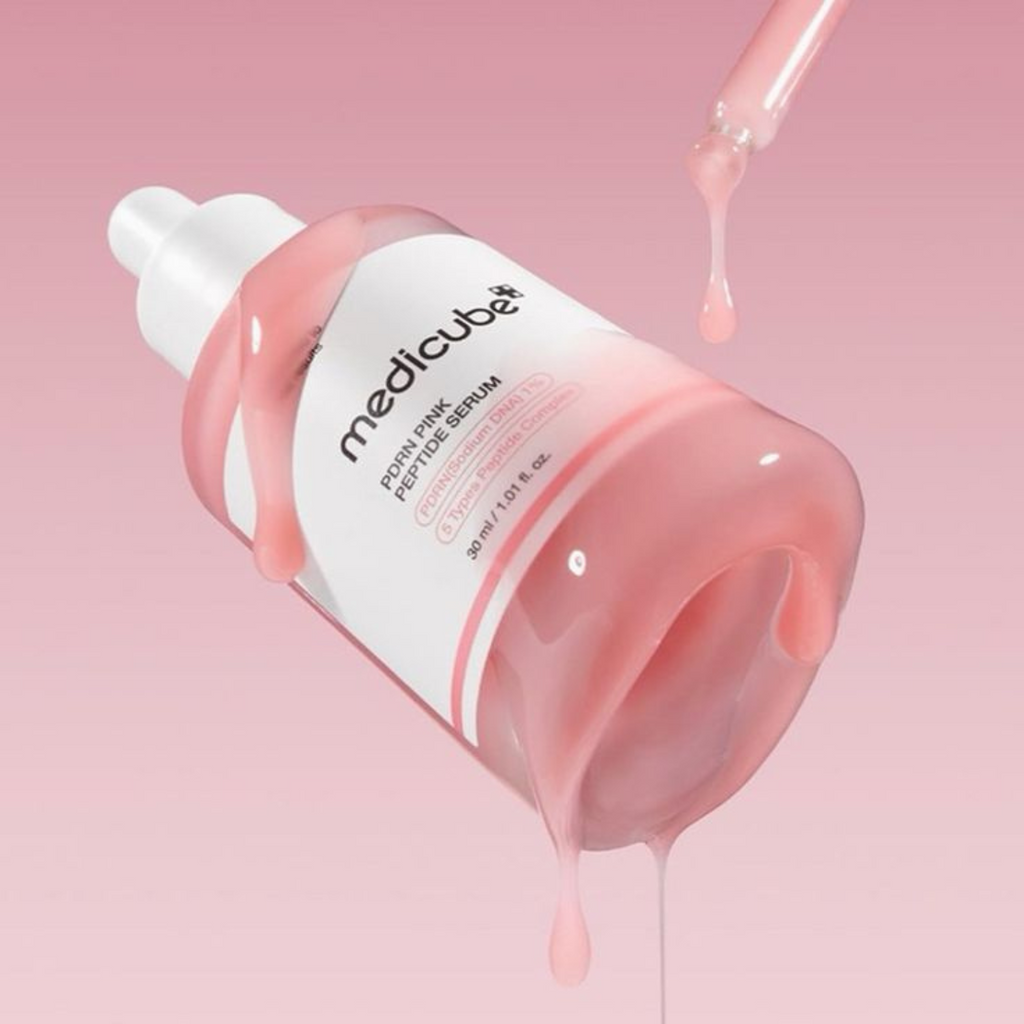 Medicube - PDRN Pink Peptide Serum - Siero viso anti-age rassodante con PDRN e peptidi