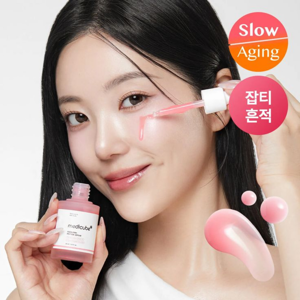 Medicube - PDRN Pink Peptide Serum - Siero viso anti-age rassodante con PDRN e peptidi