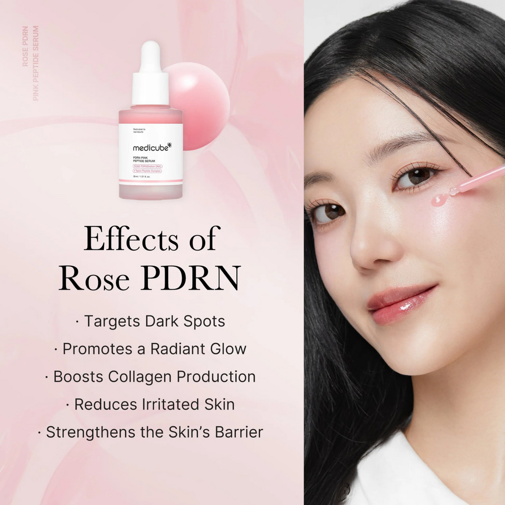 Medicube - PDRN Pink Peptide Serum - Siero viso anti-age rassodante con PDRN e peptidi