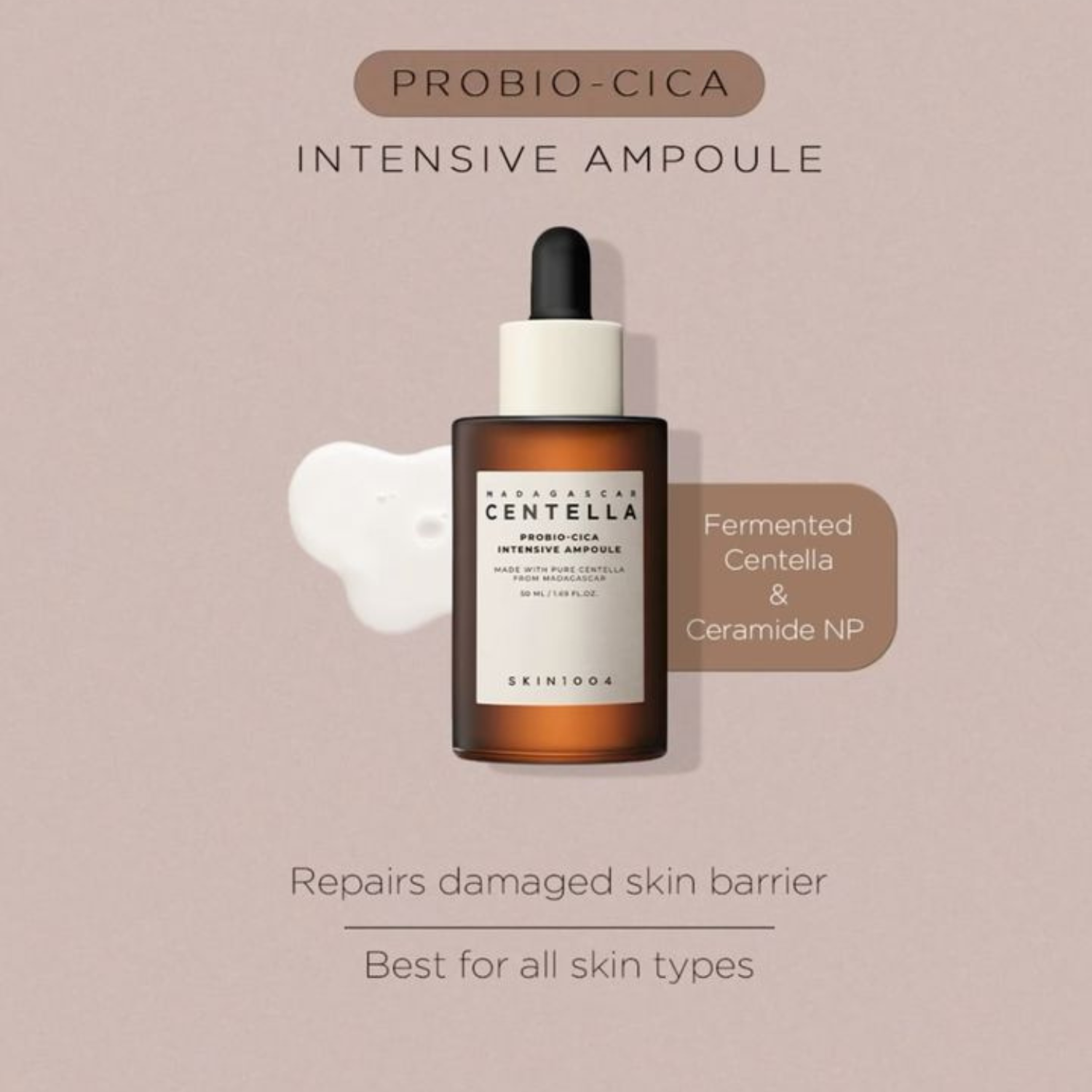 SKIN1004 Madagascar Centella Probio-Cica Intensive Ampoule - Siero viso anti-età