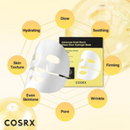 COSRX – Advanced Snail Mucin Glass Glow Hydrogel Mask - Maschera hydrogel alla bava di lumaca effetto glass skin
