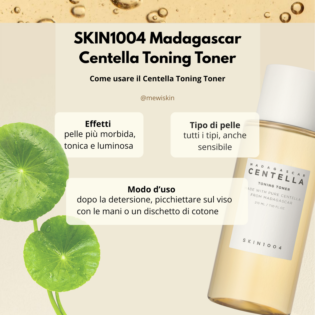 SKIN1004 - Madagascar Centella Toning Toner - Tonico viso alla centella