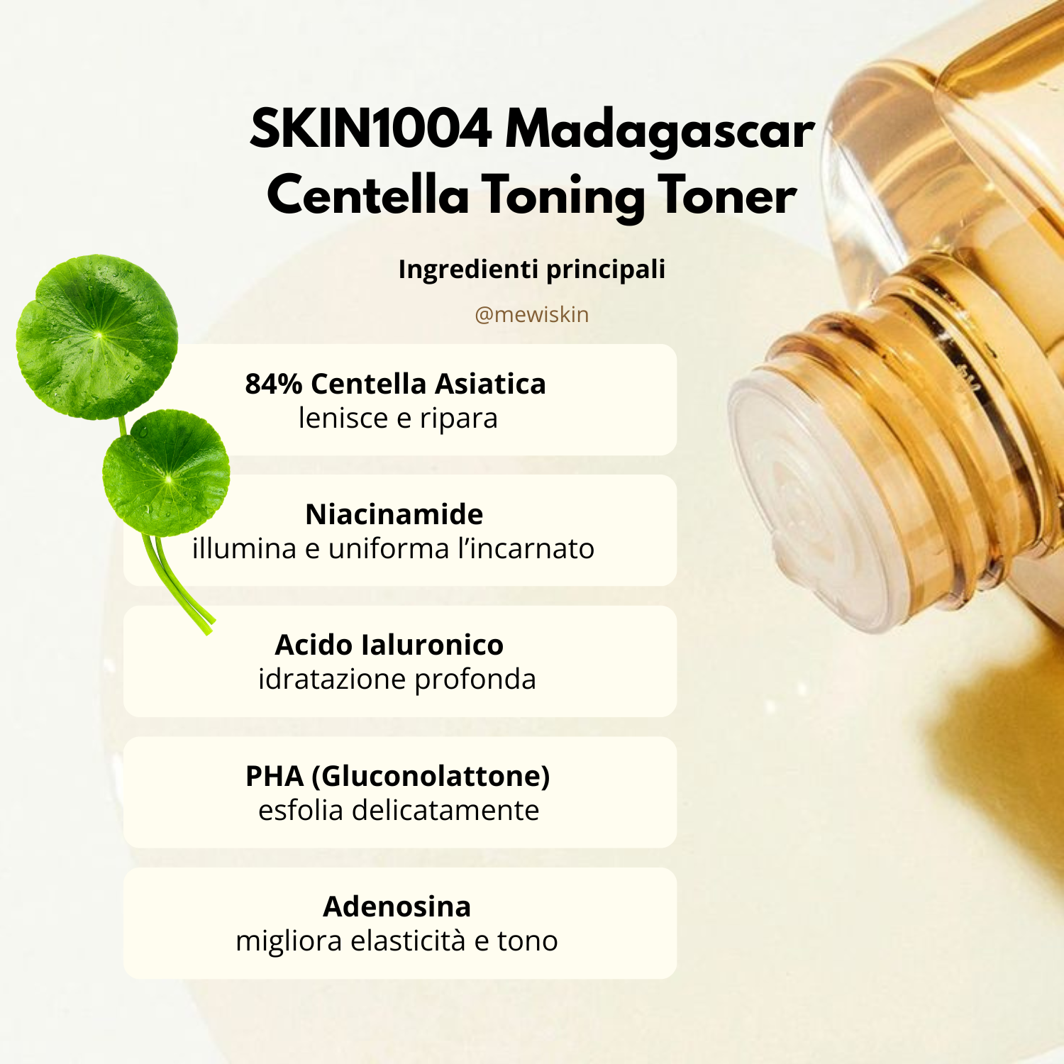 SKIN1004 - Madagascar Centella Toning Toner - Tonico viso alla centella