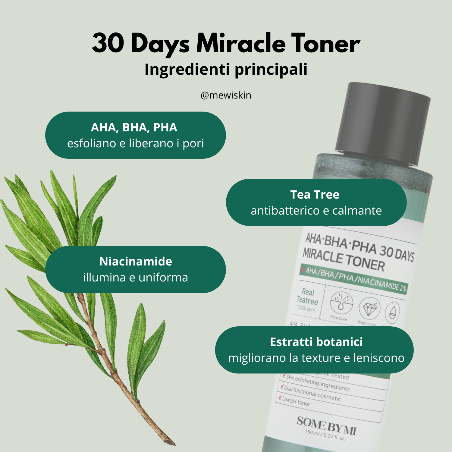 Some By Mi - AHA, BHA, PHA 30 Days Miracle Toner - Tonico viso anti-acne