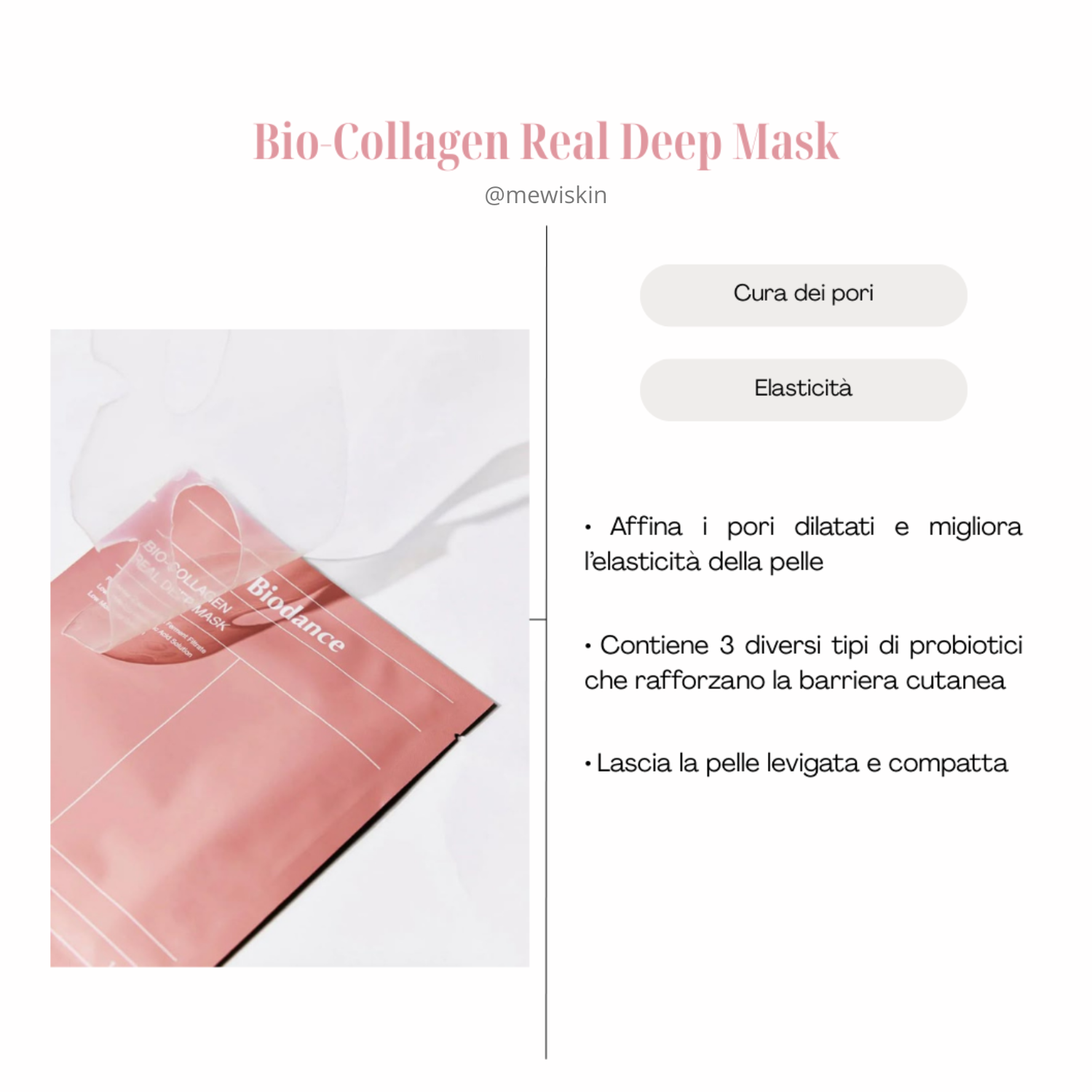 Biodance – Set 4× Bio-Collagen Real Deep Mask – Anti-Età, Idratante & Rassodante