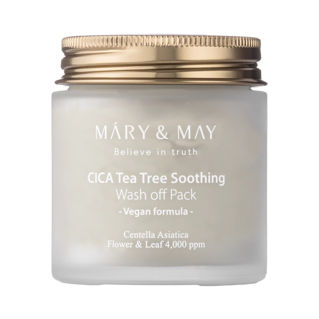 Mary&May - Cica Tea Tree Soothing Wash Off Mask - Maschera viso anti-imperfezioni all'argilla e tea tree