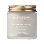 Mary&May – Cica Tea Tree Soothing Wash Off Mask - Maschera viso anti-imperfezioni all'argilla e tea tree