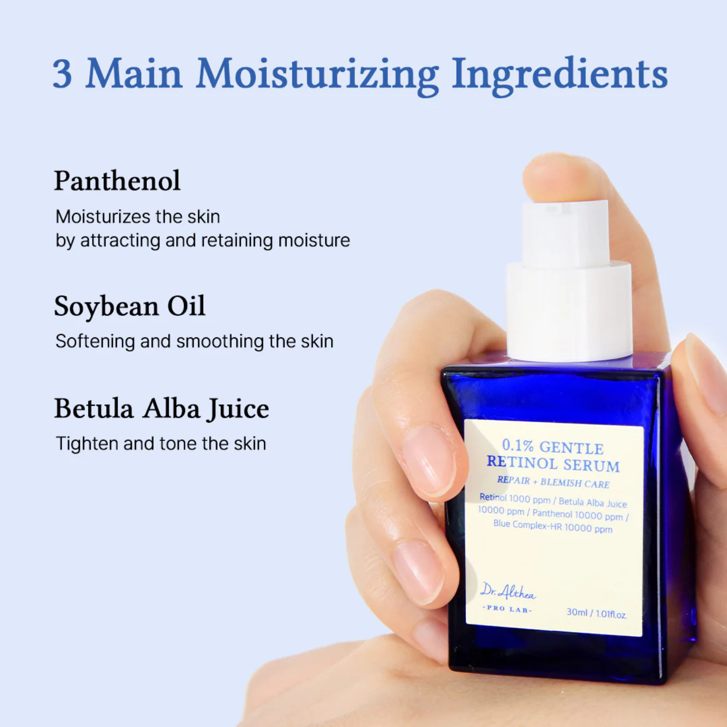 Dr. Althea - 0.1% Gentle Retinol Serum - Siero viso delicato al retinolo