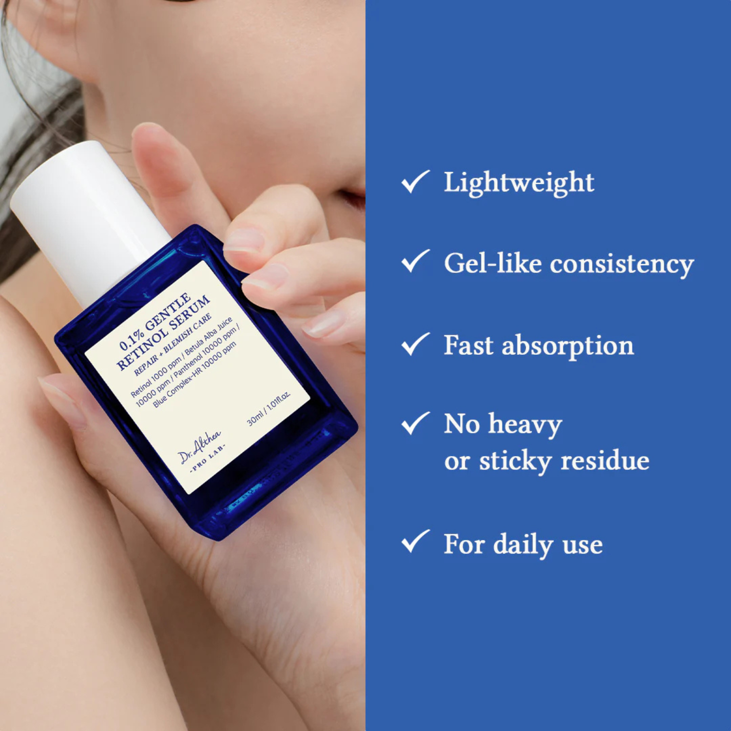 Dr. Althea - 0.1% Gentle Retinol Serum - Siero viso delicato al retinolo