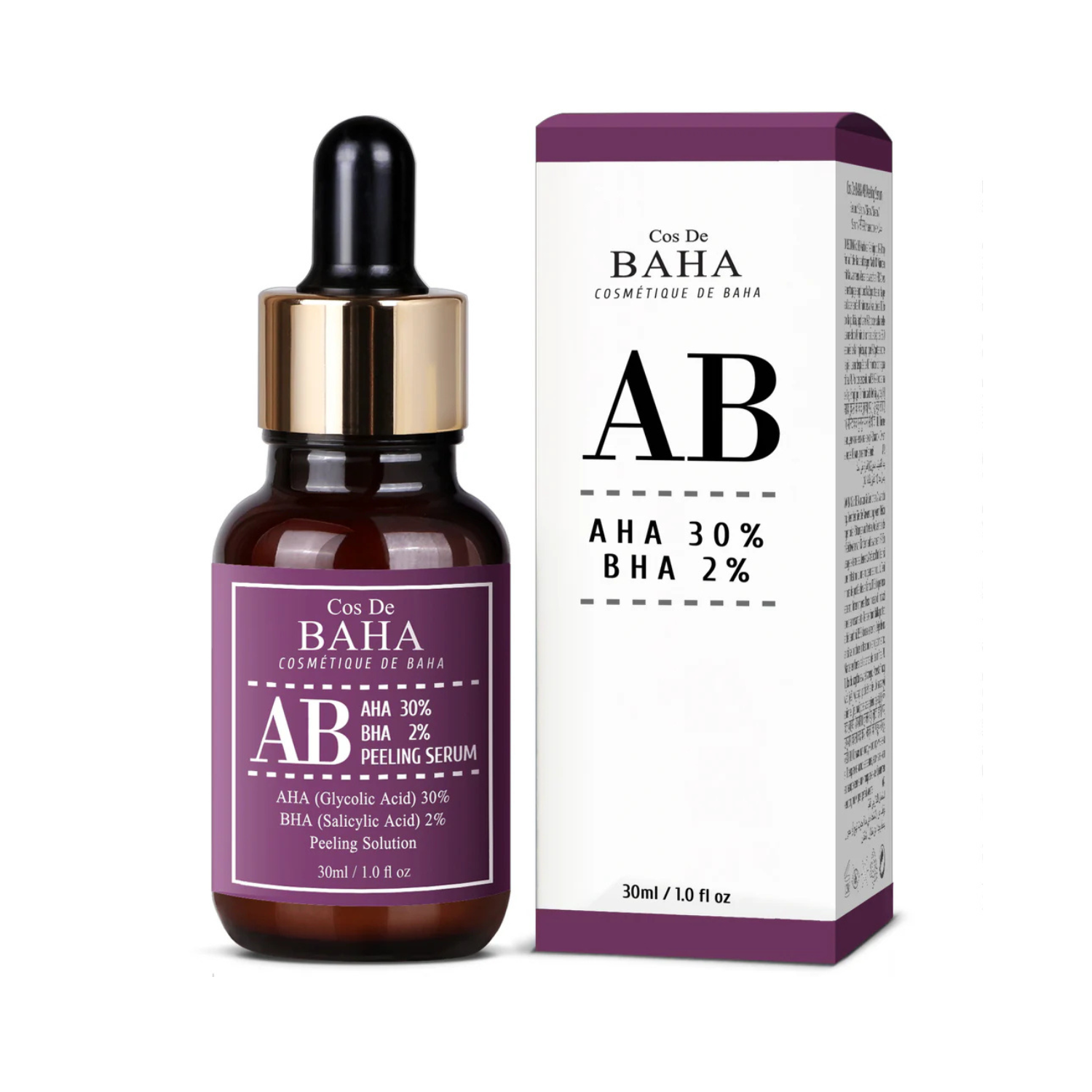 Cos De BAHA - AHA 30% BHA2% Peeling Serum - Siero esfoliante intensivo