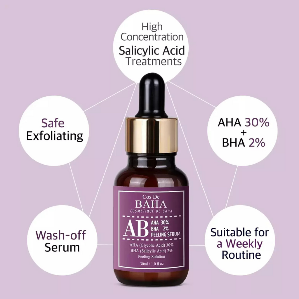 Cos De BAHA - AHA 30% BHA2% Peeling Serum - Siero esfoliante intensivo