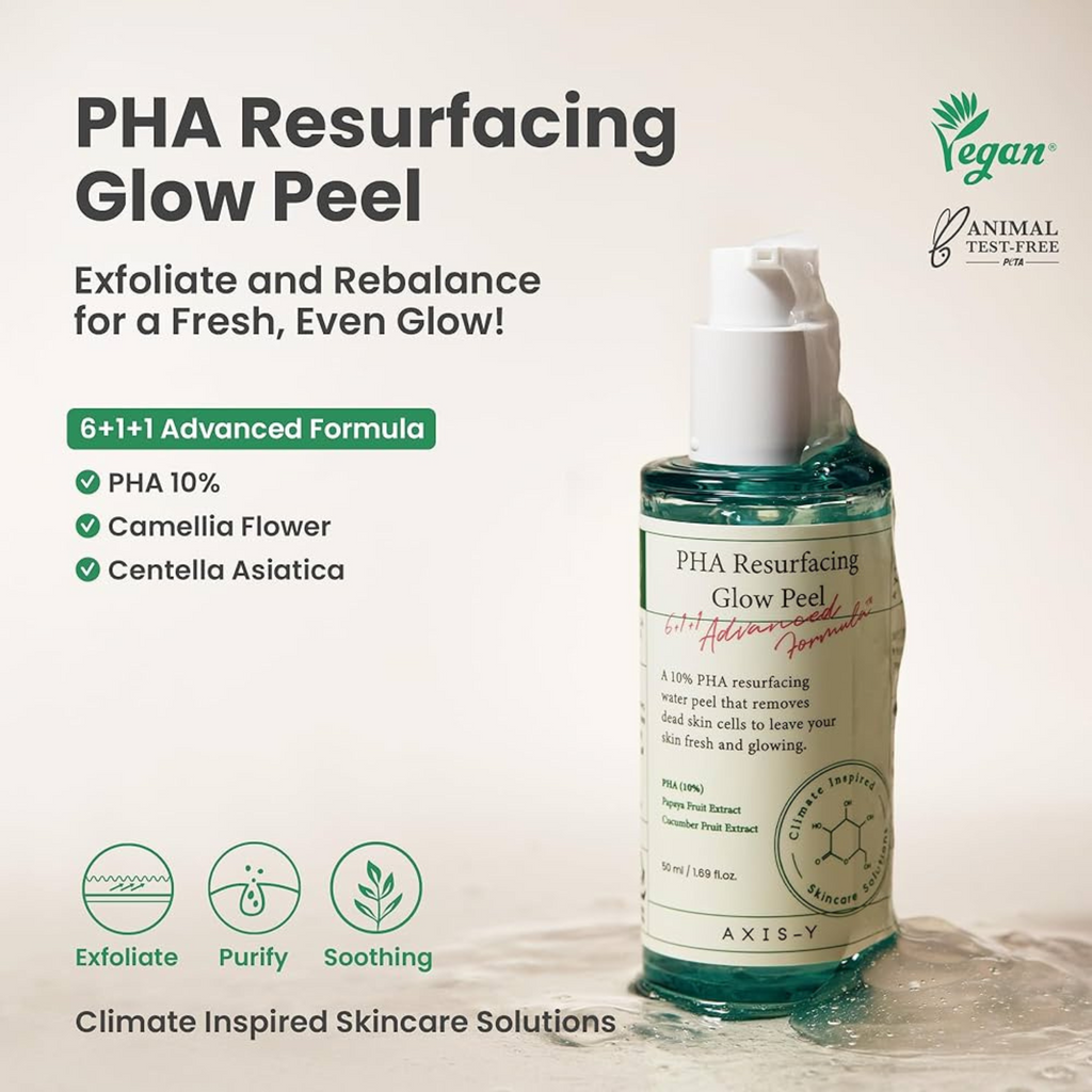 AXIS-Y - PHA Resurfacing Glow Peel - Peeling viso delicato 10%PHA