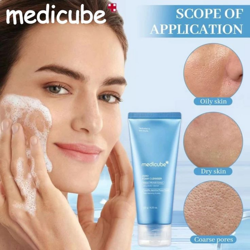 Medicube - Zero Foam Cleanser - Detergente viso schiumogeno purificante
