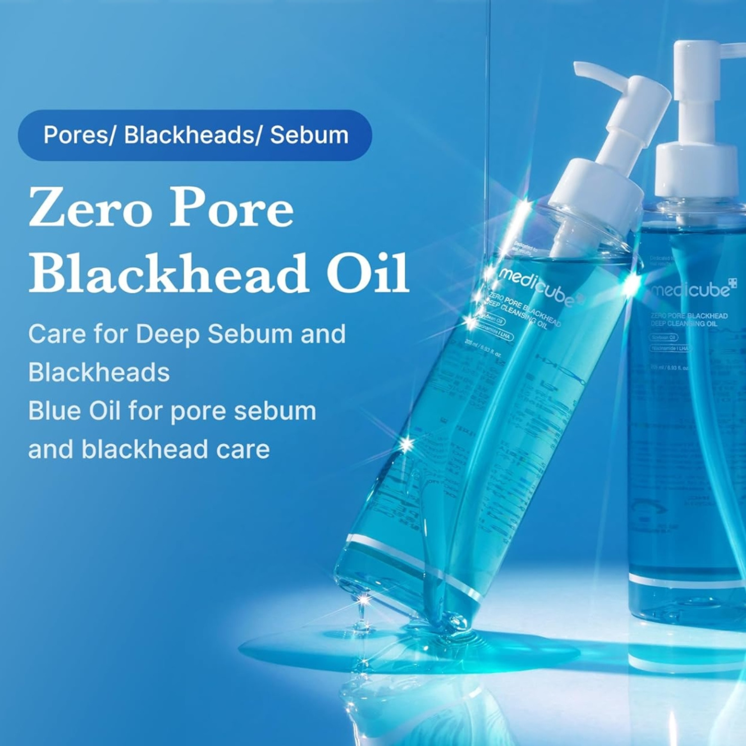 Medicube - Zero Pore Blackhead Deep Cleansing Oil - Olio detergente purificante anti- punti neri