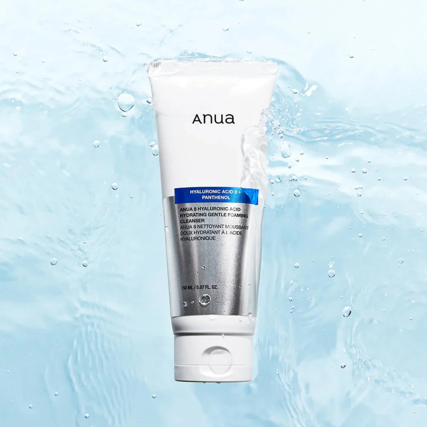 Anua - 8 Hyaluronic Acid Hydrating Gentle Foaming Cleanser - Detergente viso idratante