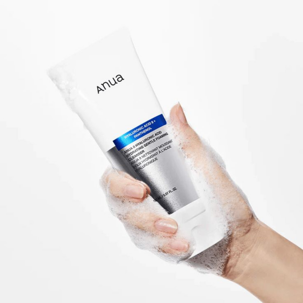 Anua - 8 Hyaluronic Acid Hydrating Gentle Foaming Cleanser - Detergente viso idratante