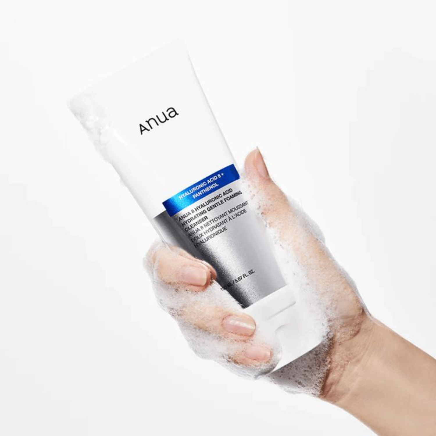Anua - 8 Hyaluronic Acid Hydrating Gentle Foaming Cleanser - Detergente viso idratante