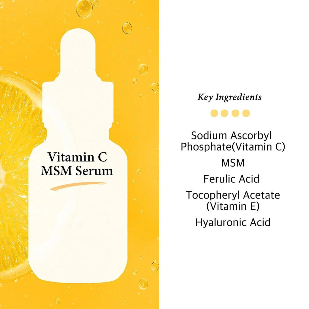 Cos de BAHA - Vitamin C Facial Serum with MSM - Siero con Vitamina C illuminante