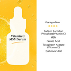 Cos De BAHA – Vitamin C Facial Serum with MSM - Siero con Vitamina C illuminante