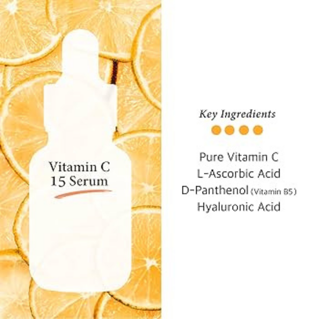 Cos de BAHA - Vitamin C 15% Serum - Siero viso illuminante anti-macchie