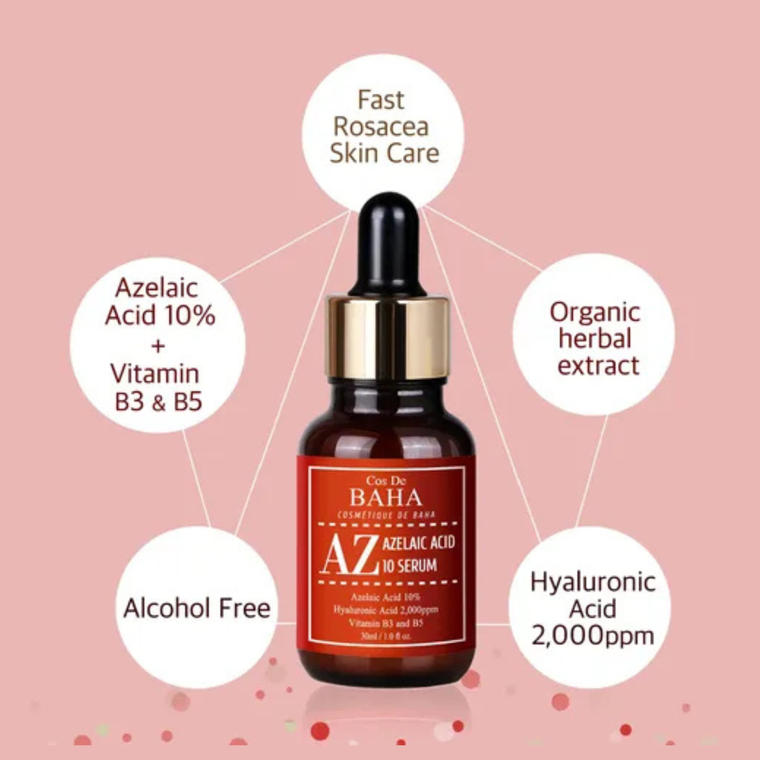Cos de BAHA - Azelaic Acid 10% Serum - Siero viso con 10% Acido Azelaico