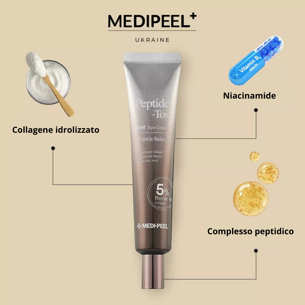 MEDI-PEEL - Peptide Bor Tox Eye Cream - Crema contorno occhi effetto lifting