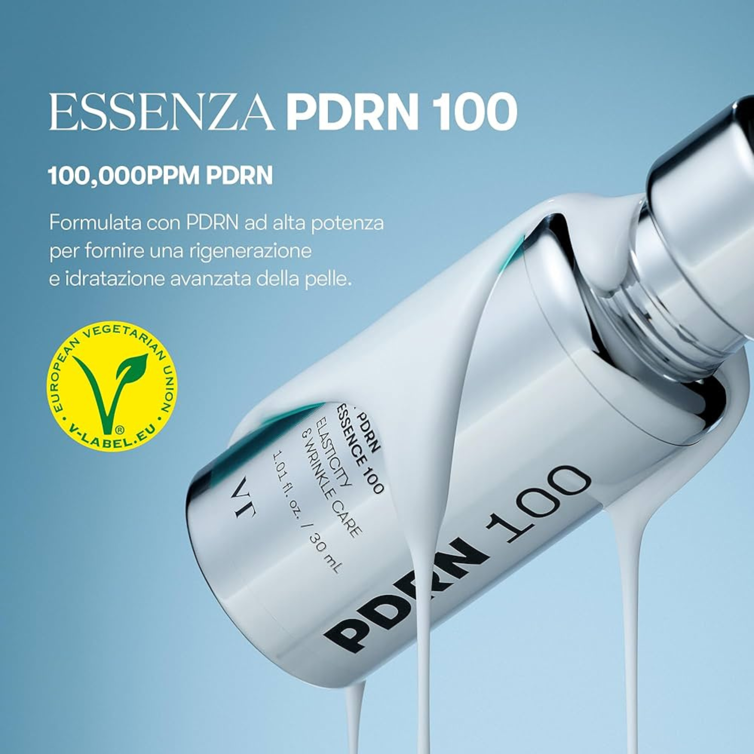 VT Cosmetics – PDRN 100 Essence – Essenza Rigenerante & Anti-Age