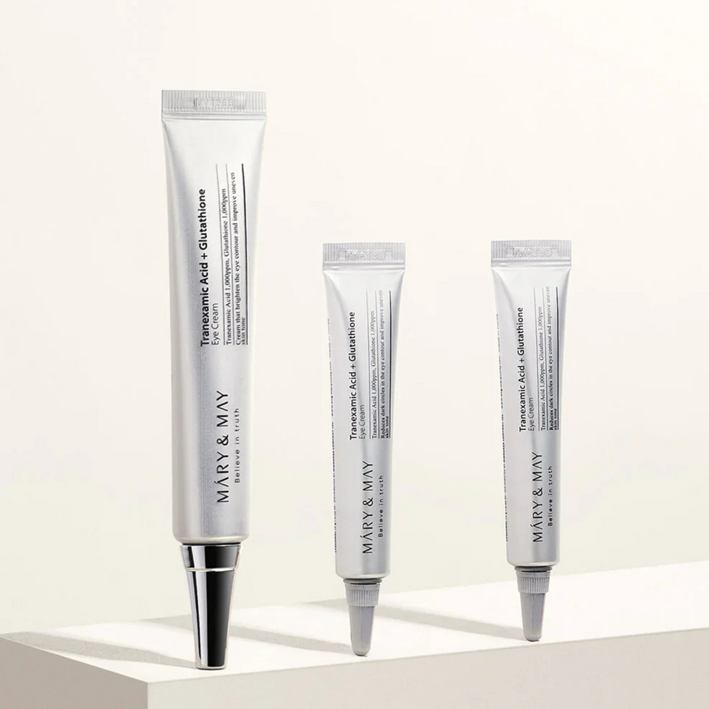 Mary&May - Tranexamic Acid + Glutathion Eye Cream - Crema contorno occhi illuminante