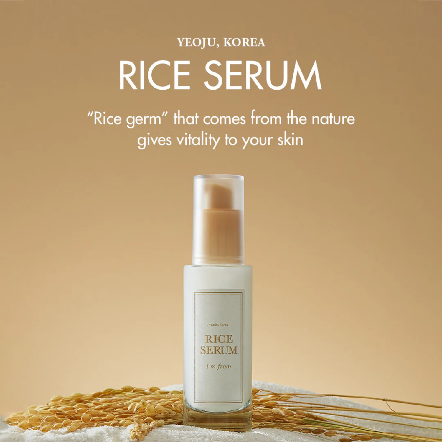 I'm From – Rice Serum – Siero illuminante & idratante al riso